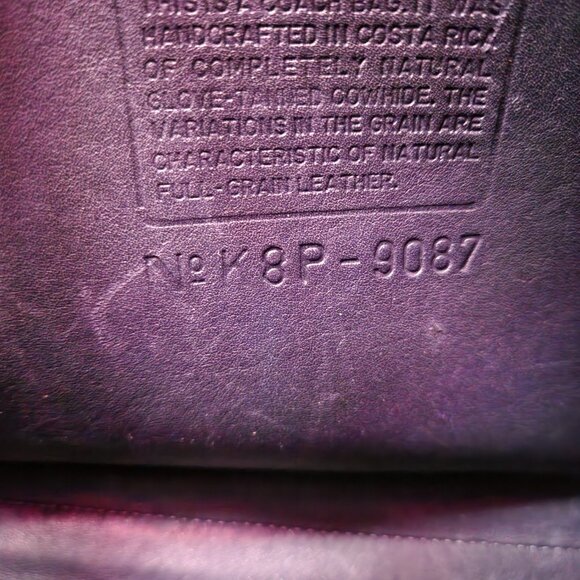 Navy Blue Vintage Coach Metropolis 9087 - Picture 6 of 7